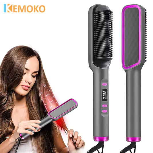 Electric Hot Comb Straight Hair Straightener